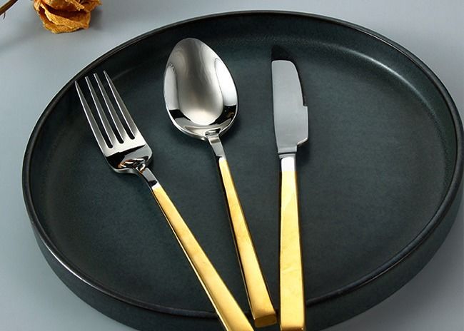 FDA Approved Antioxidant 304 SS Silverware Set